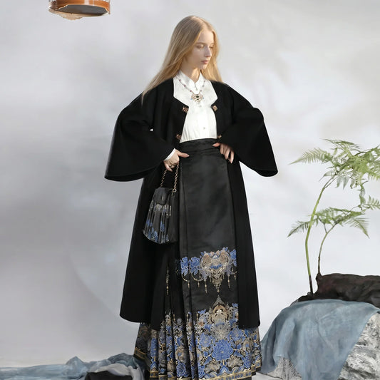 Obsidian & Gold Jacquard Mamian Skirt